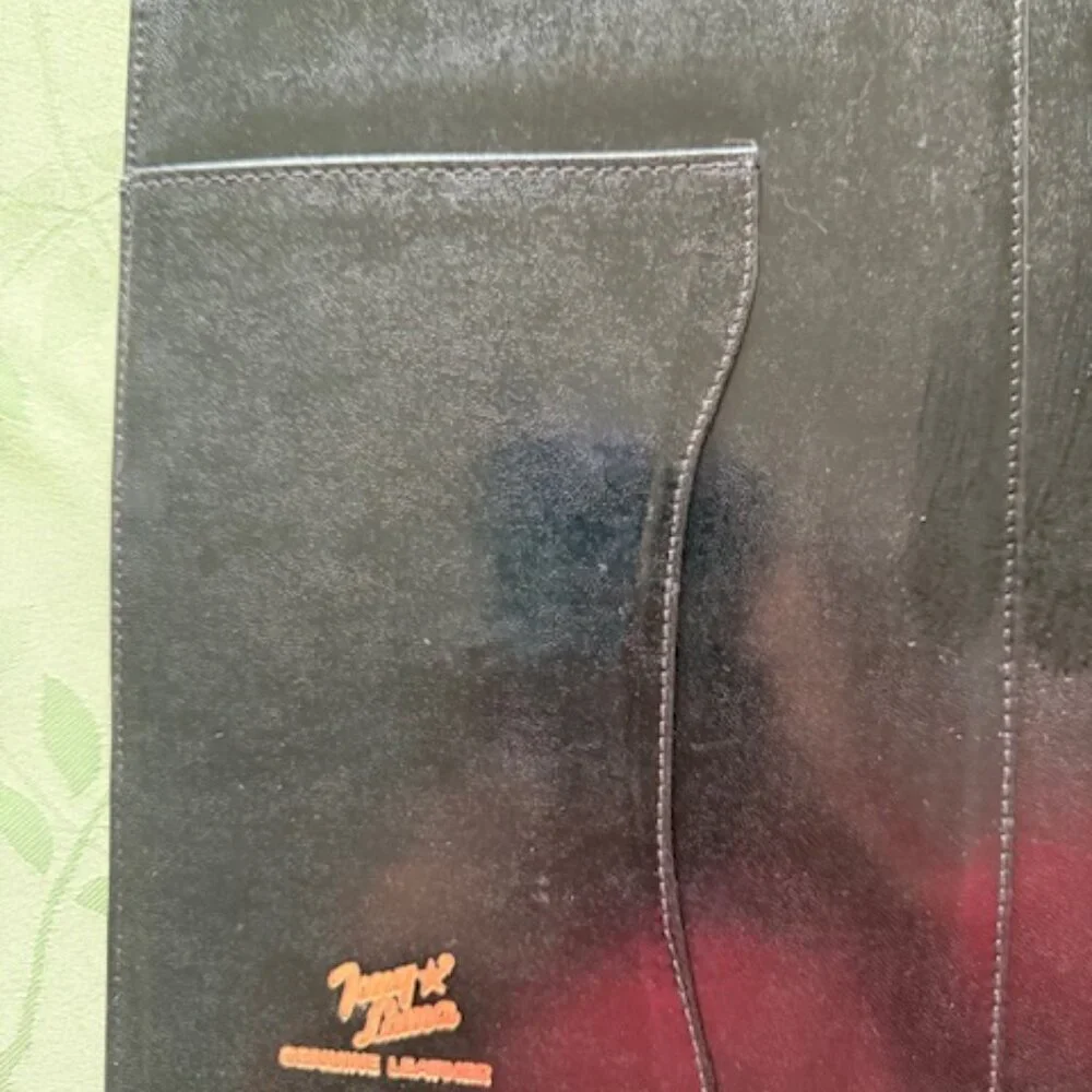 VINTAGE TONY LAMA LEATHER NOTEBOOK COVER